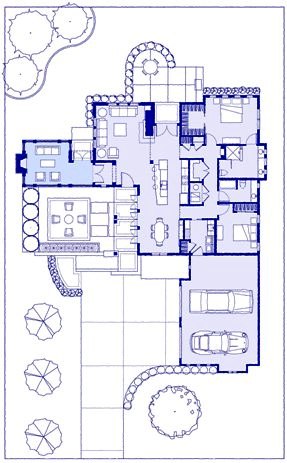 French Porch Site Plan
