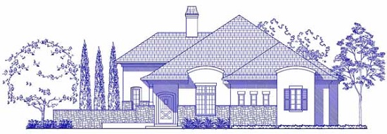 French Std. Site Plan Front