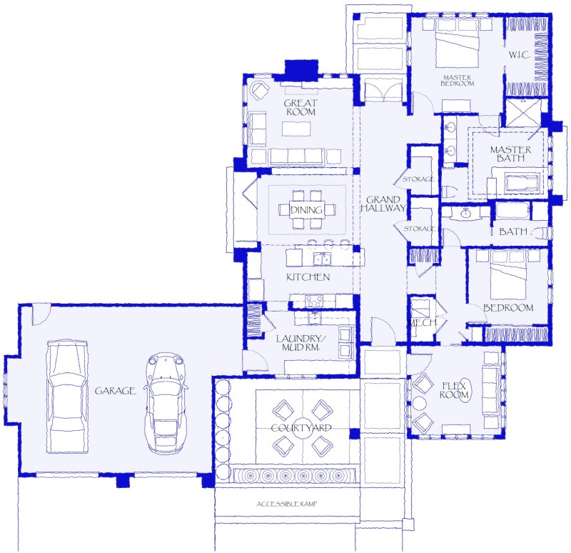 English Tudor Flex Site Plan