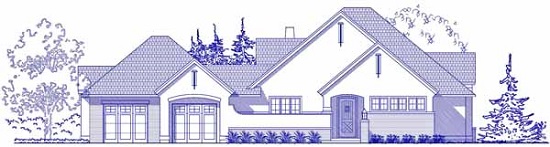 English Tudor Flex Site Plan Front