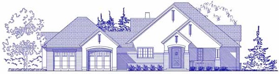 English Tudor Standard Site Plan Front