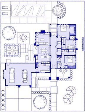 English Tudor Std. Site Plan