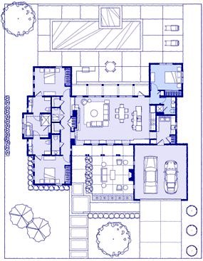 Farmhouse 3rd Bedroom Site Plan