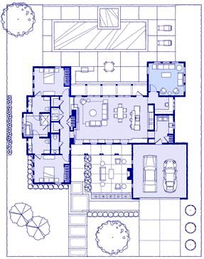 Farmhouse Flex Room Site Plan