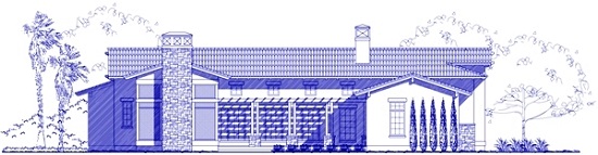 Tuscany Screened Porch Site Plan Rear